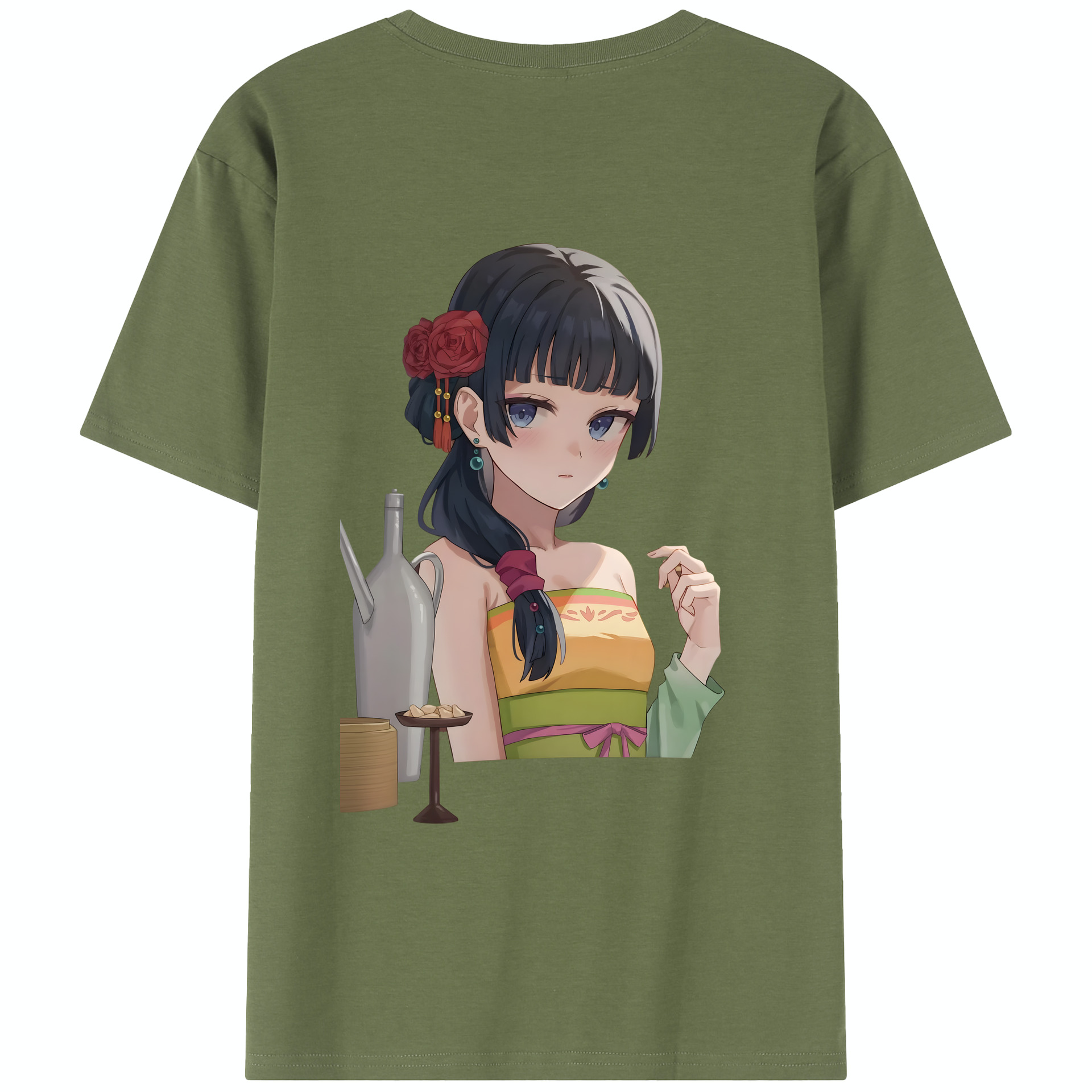 （画像用） 薬屋のひとりごと The Apothecary Diaries 綿100％半袖Tシャツ（背面プリント）